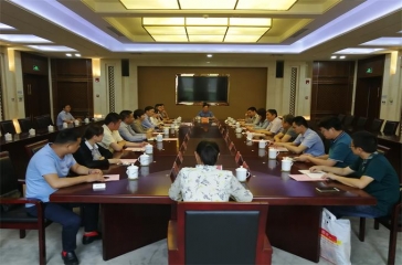 淮安市臺(tái)辦、臺(tái)企代表與超大集團(tuán)座談